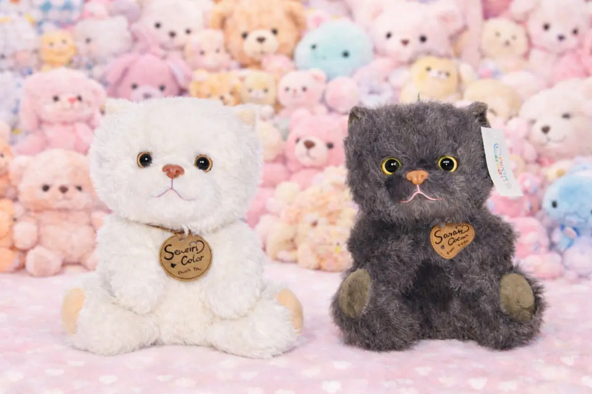 Peluche Gatito Candy Toys Seven Color 28 Cm 2 Colores