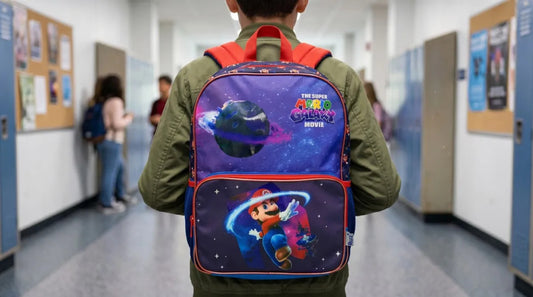 Mochila Escolar Ruz Super Mario Galaxy Movie Diseño Espacial