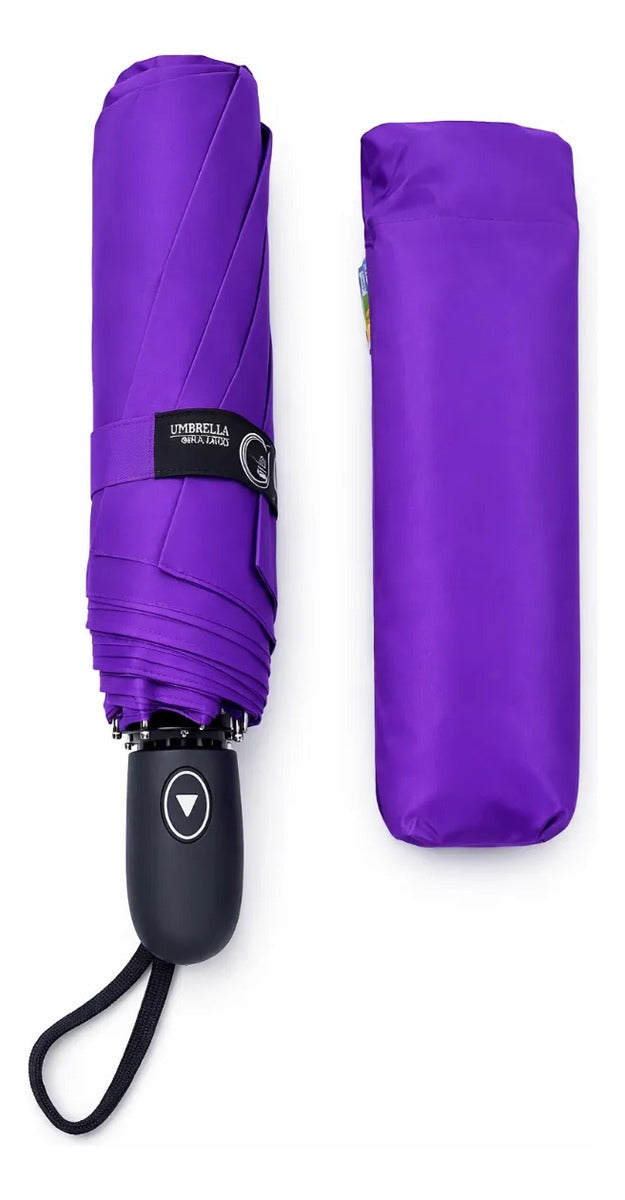 Paraguas De Bolsillo Nylon Premium 7 Colores Semi Automático