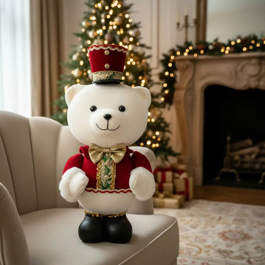 Muñeco Oso Decorativo Navideño Grande Marca Lluvia 48x20x22