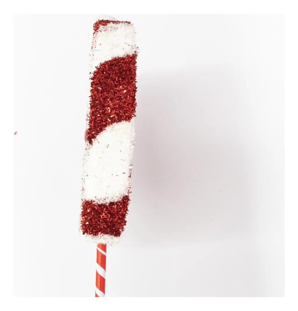 Figura Paleta Grande Lluvia 48x3x20 Cm En Espiral Roja