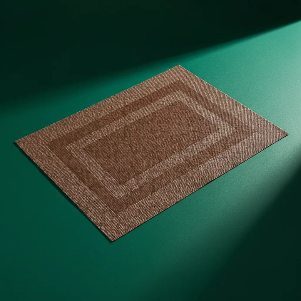 Manteles Individuales Decorativos 6 Piezas Efecto Satinado