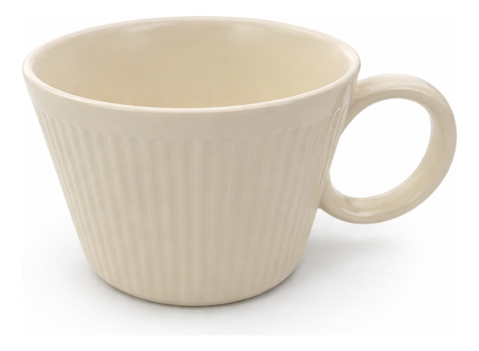 Taza Good Time En Tonos Pastel Rosa Menta Y Crema 350 Ml
