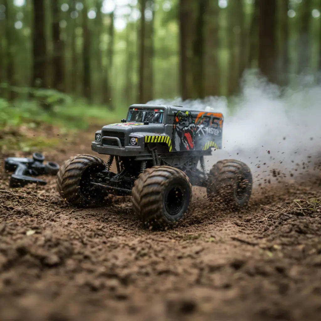 Camión A Control Remoto Candy Toys 4wd Con Efecto Vapor
