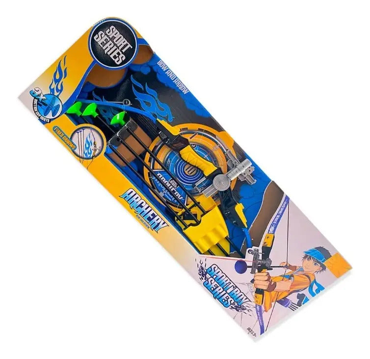 Arco Con Luz Y Laser Amarillo Candy Toys Con 3 Flechas