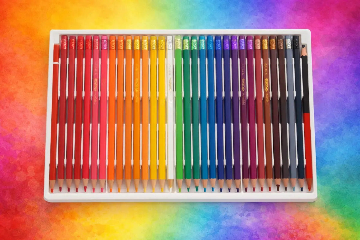 Lápices De Colores Borrables Triangulables 28 Piezas Surimax