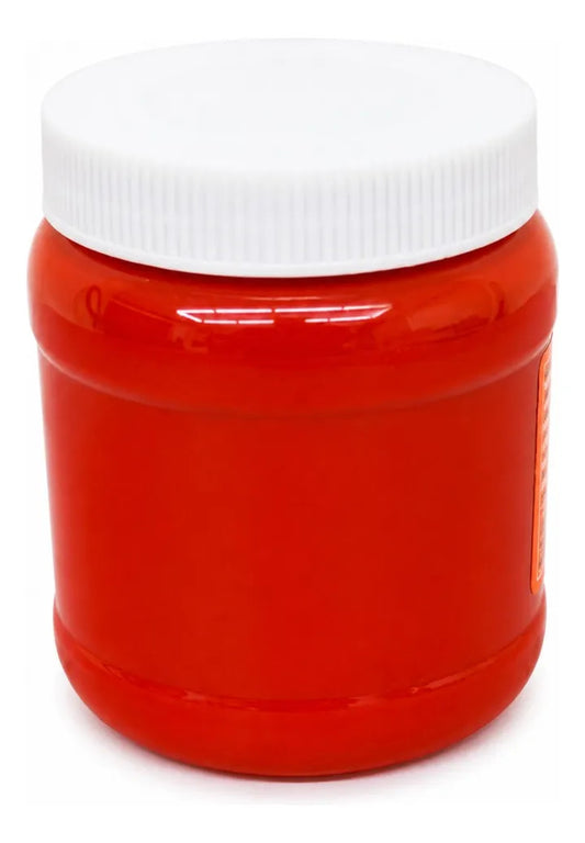 Pintura Acrílica Roja 250 Ml Politec Para Madera Tela Cartón