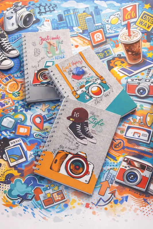 Libretas 3 Piezas Tamaño Francés Cuadrícula Chica Surimax