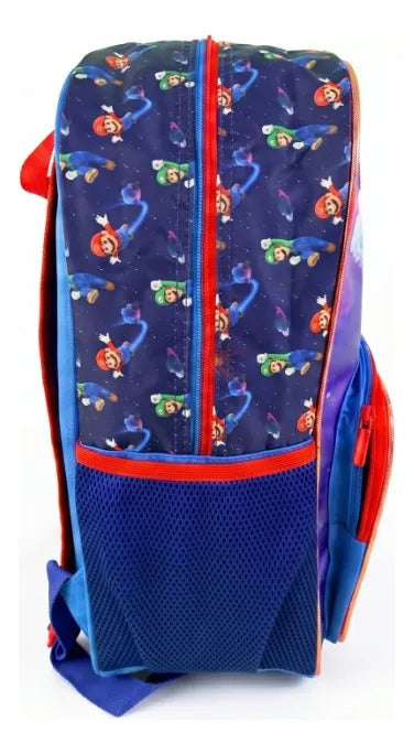 Mochila Escolar Ruz Super Mario Galaxy Movie Diseño Espacial