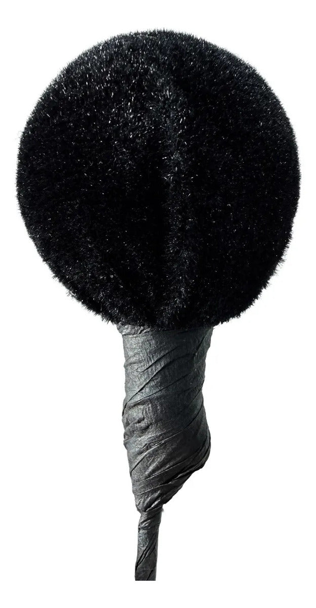 Rama Navideña Lluvia Negra con Bayas Decorativas 60cm