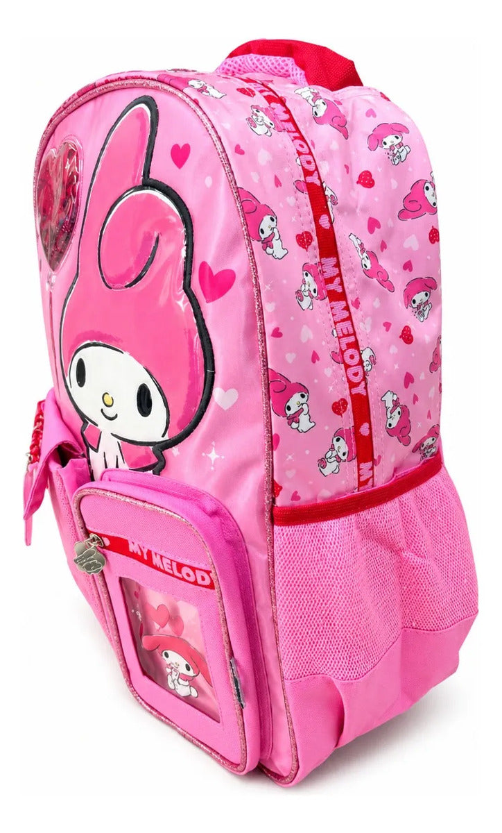 Mochila Primaria My Melody Diseño Tierno Y Brillante
