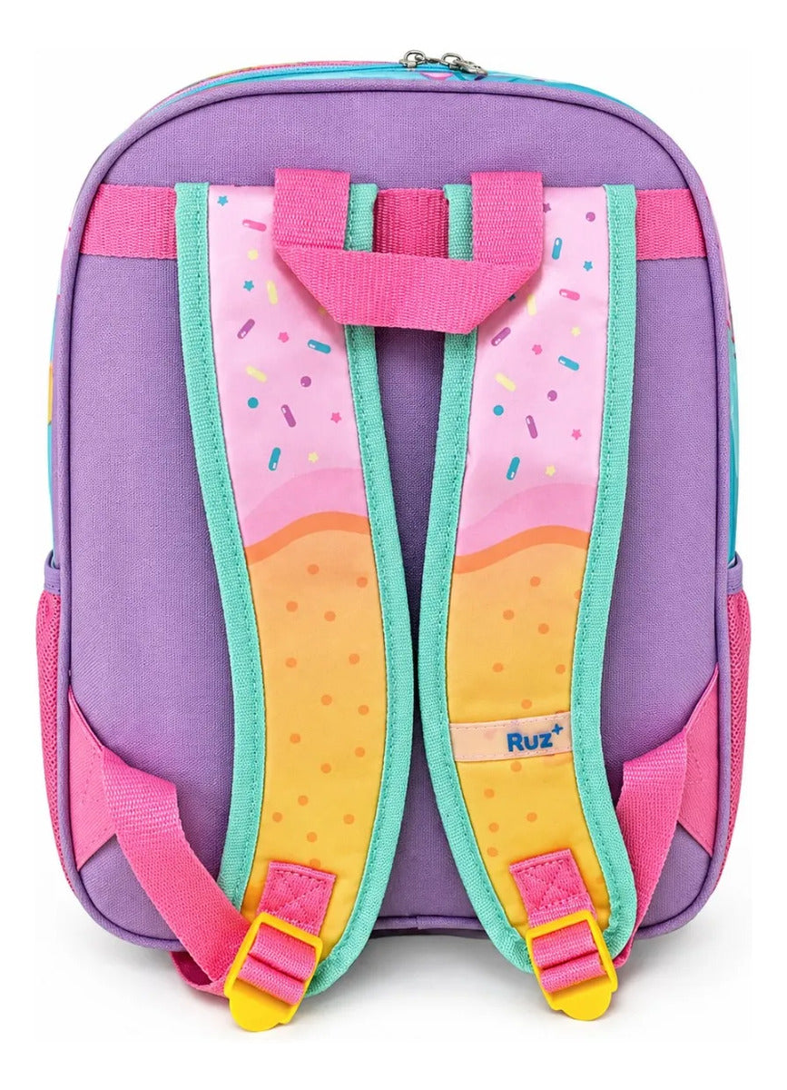 Mochila Kinder Ruz Mis Pastelitos Kawaii Cupcake Unicornio