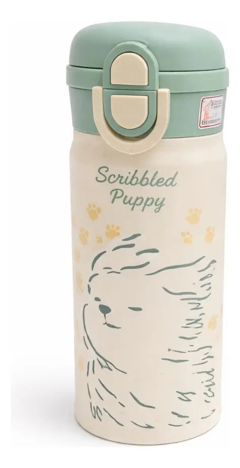 Termo De Acero Inoxidable 350 Ml Con Diseños De Animalitos