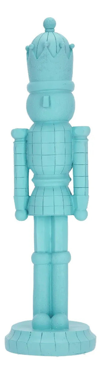 Cascanueces Lluvia Azul Turquesa Pastel 40 cm