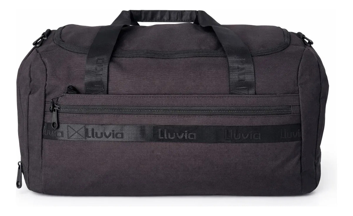 Maleta De Viaje Lluvia Negra Premium Con Correa Desmontable