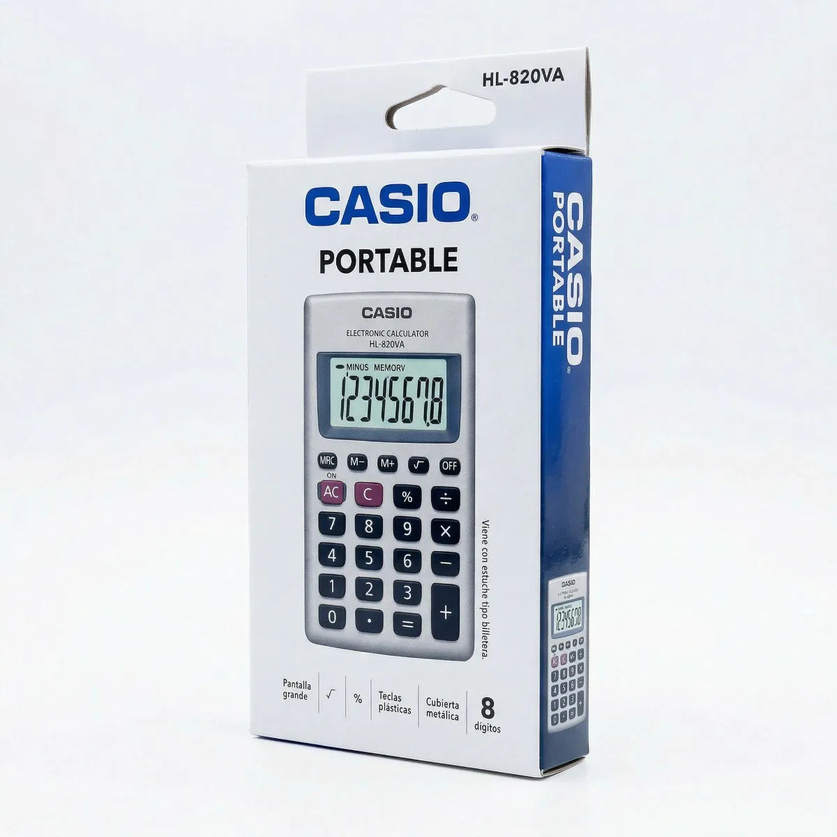Calculadora Casio Hl-820va Portátil 8 Dígitos Con Estuche