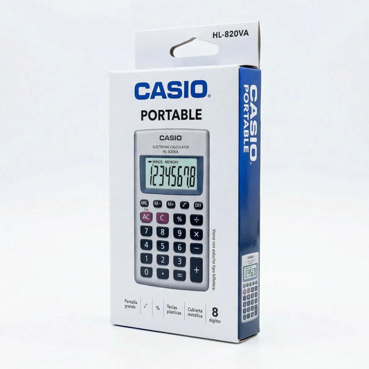 Calculadora Casio Hl-820va Portátil 8 Dígitos Con Estuche