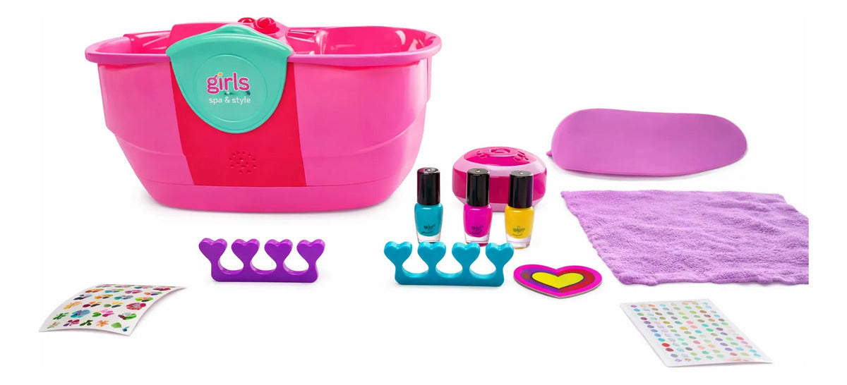 Set Spa De Uñas, Manos Y Pies 14 Piezas Candy Toys
