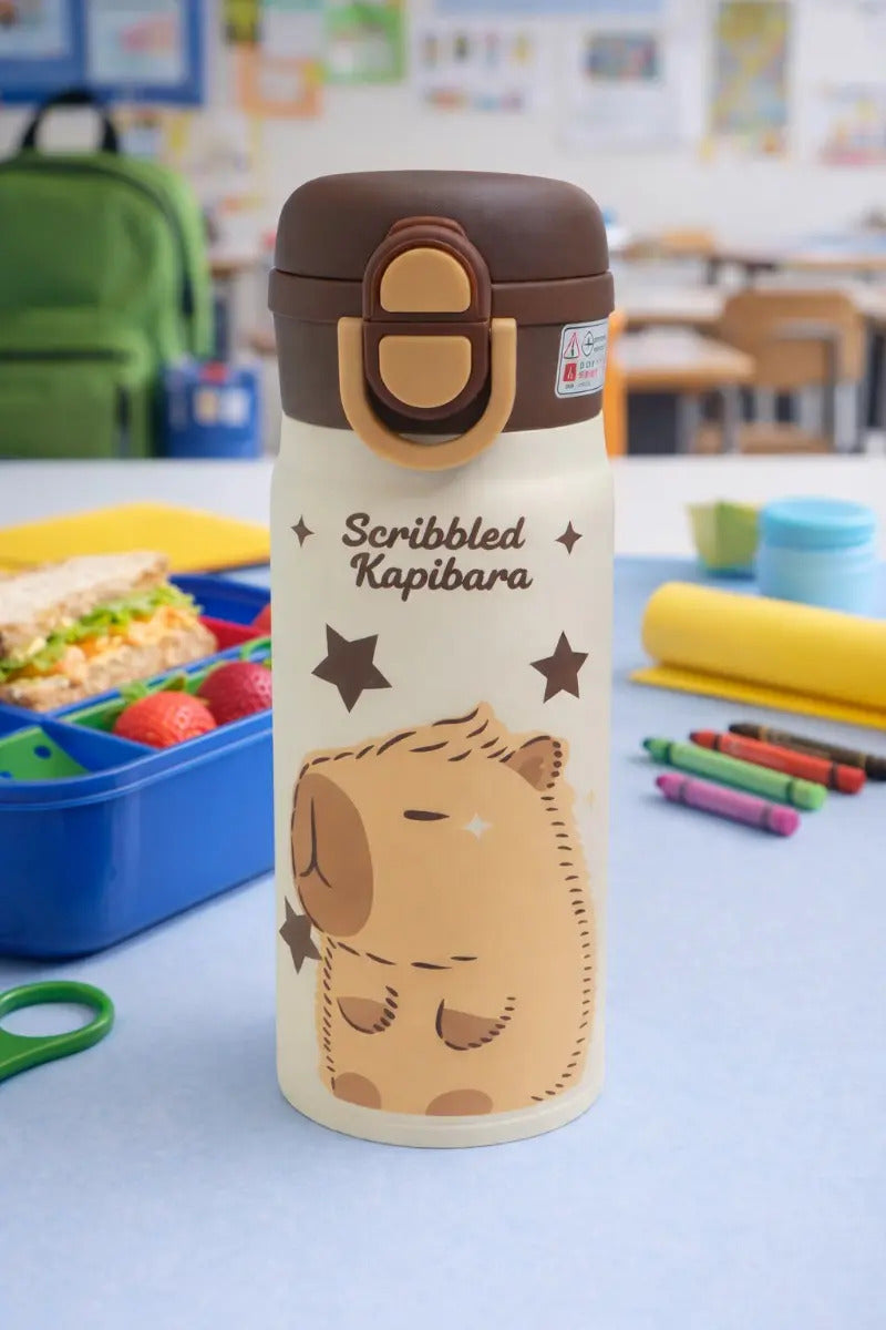 Termo De Acero Inoxidable 350 Ml Con Diseños De Animalitos