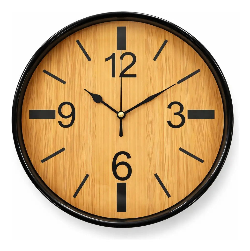 Reloj De Pared 24x4x24 Cm Minimalista 6 Diseños Diferentes