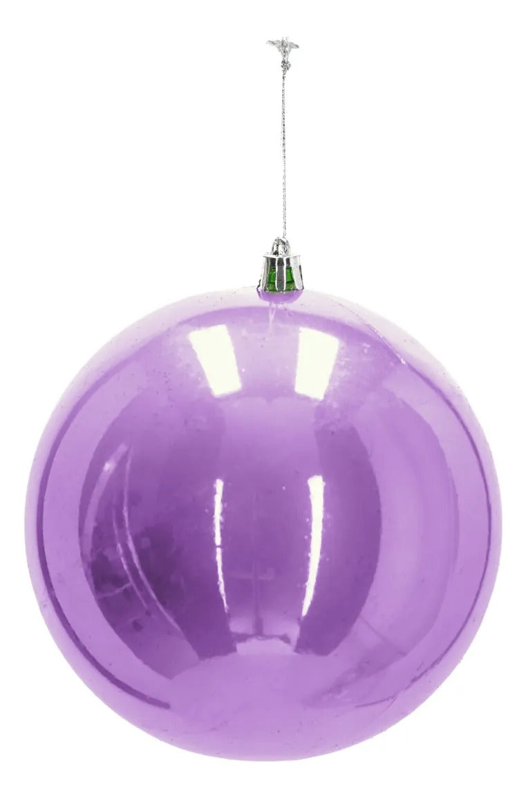 Esferas lluvia Multicolor Brillantes Jumbo 16 Piezas 12 cm