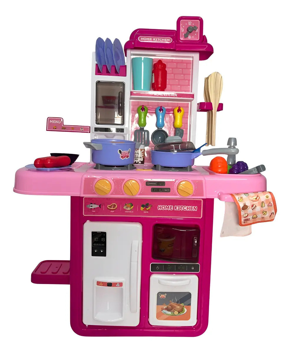 Cocina Infantil Marca Candy Toys Modelo Pequeño 42 Piezas