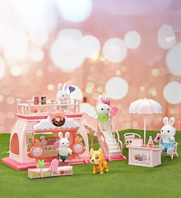 Panadería De Conejitos Candy Toys Bay Dreamy Con 17 Piezas