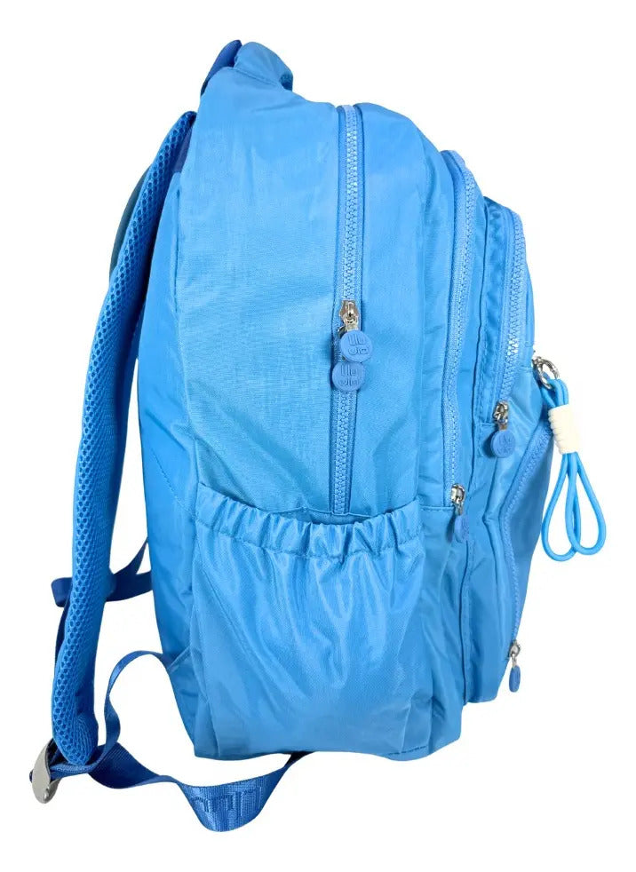 Mochila Juvenil Marca Lluvia  Azul Diseño Casual