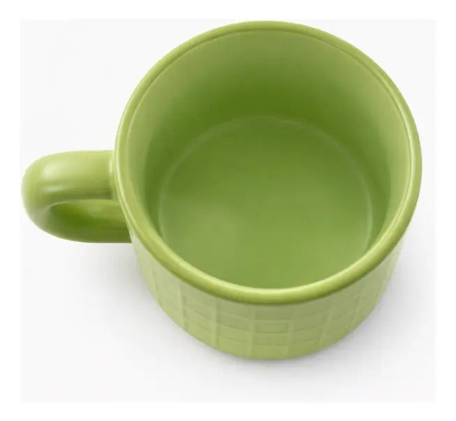 Taza Waffle De Oso Con Tapa Y Cuchara 500 Ml