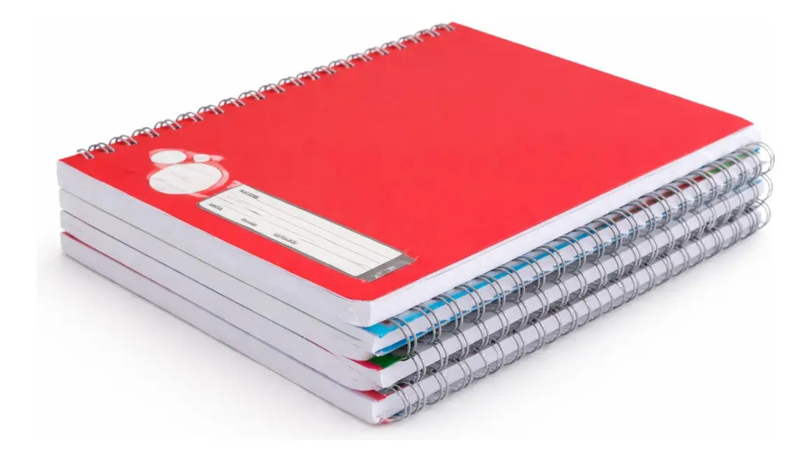Libretas 6 Piezas Indra Cuadro Grande Con Tabla Periódica