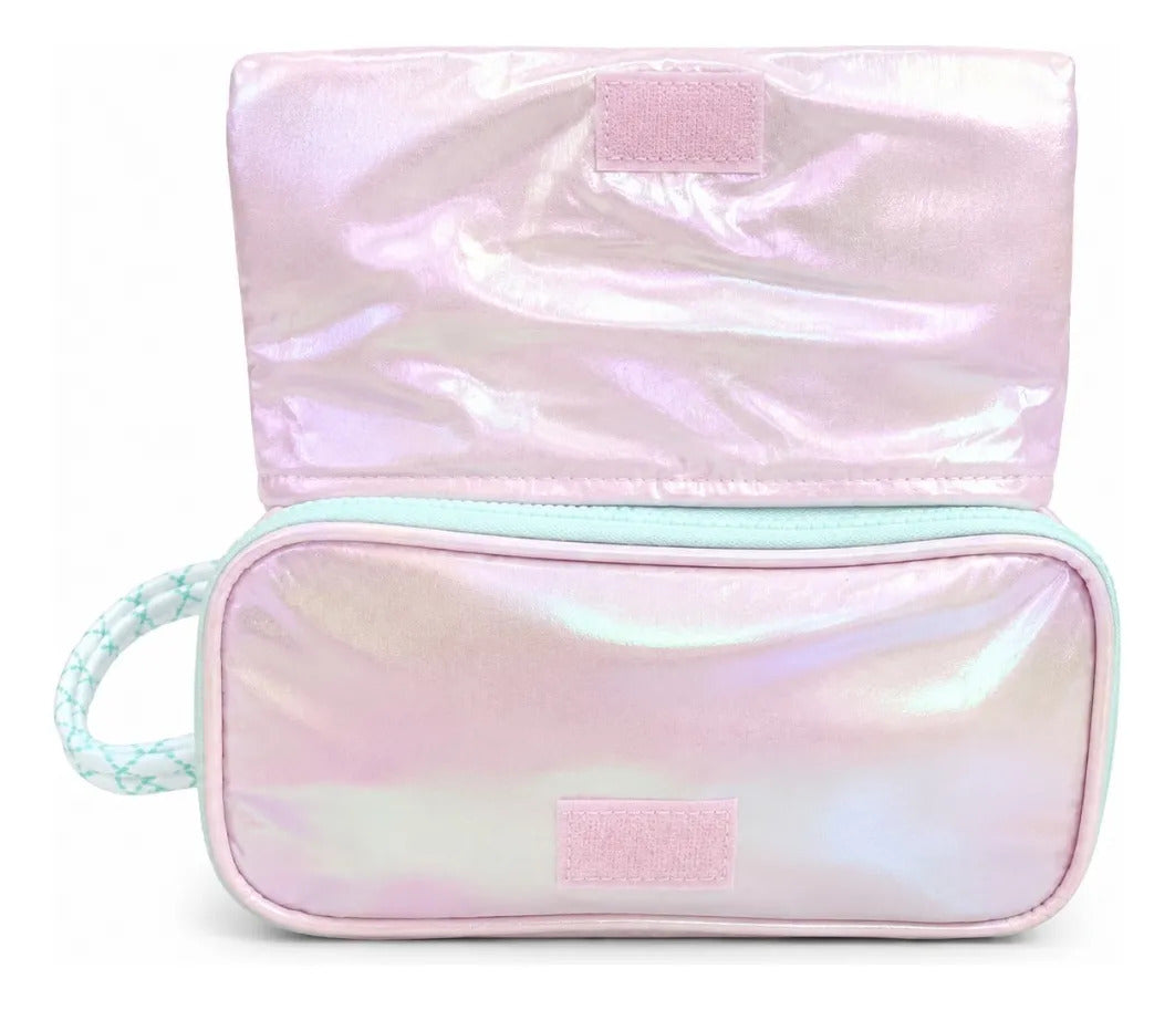 Lapicera Lluvia Color Rosa Organizador Escolar Premium