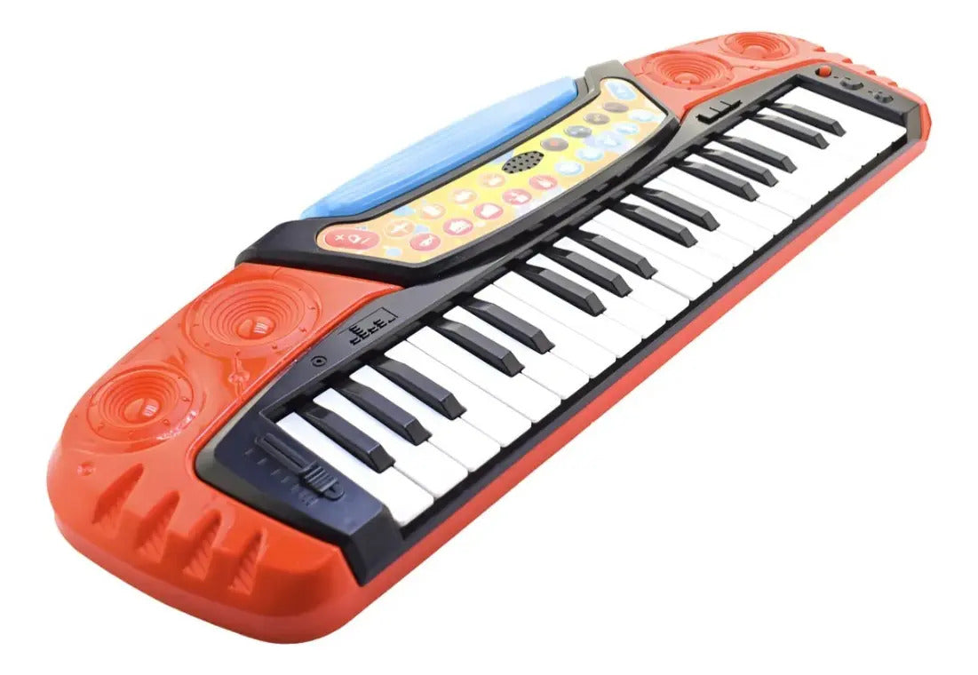Piano Electrónico Infantil Candy Toys 37 Color Rojo