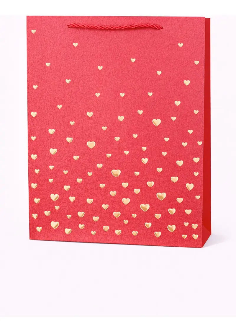 Bolsas De Regalo Una Docena Románticos Corazones Dorados