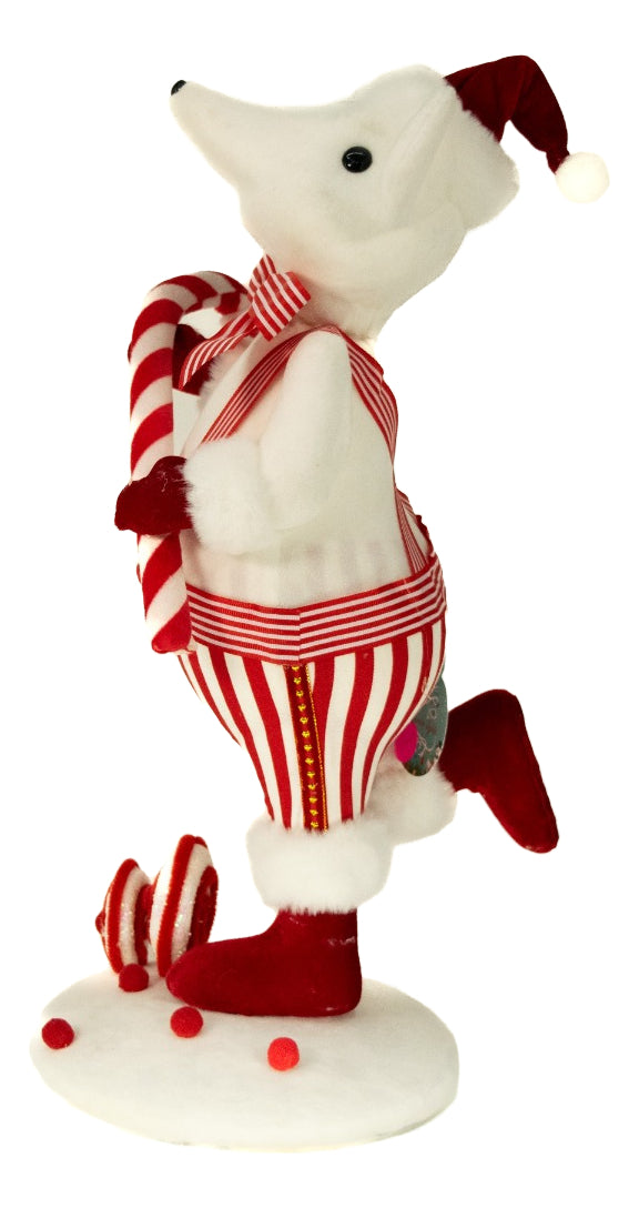 Muñeco Navideño Ratón Dulcero Con Caramelo 46x19x19