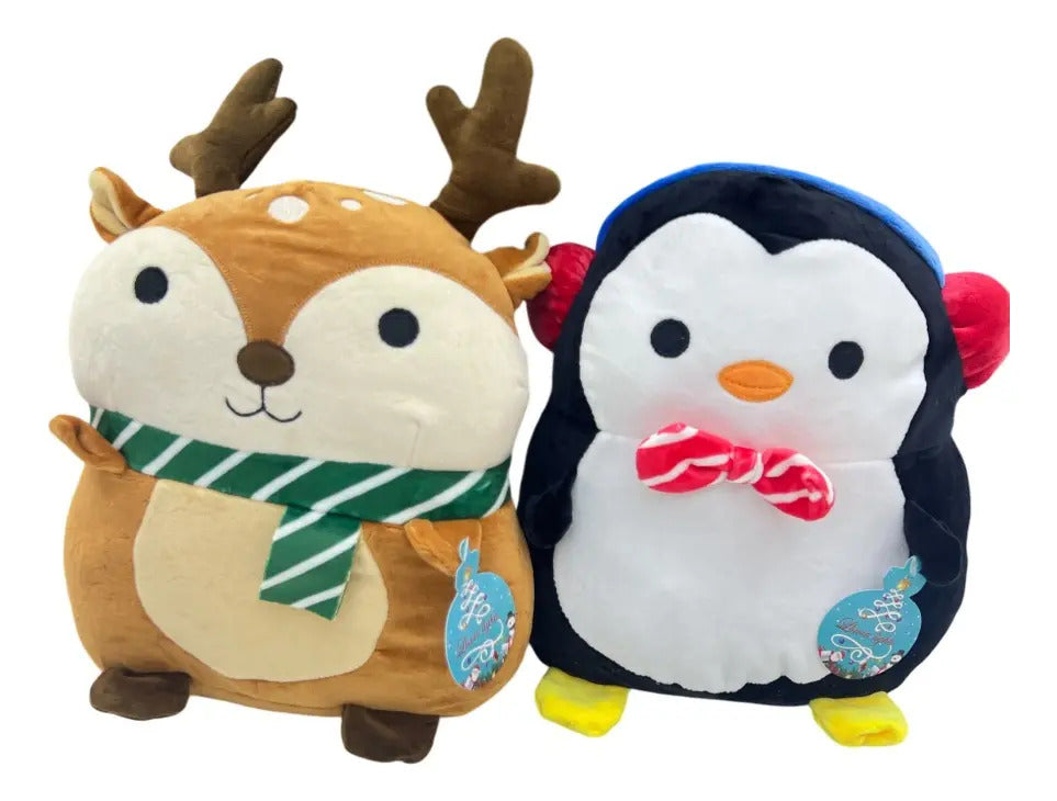 Figura Peluche Navideño 28x20x8 Cm Varios Modelos
