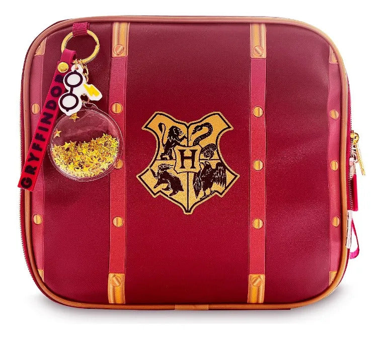 Set Mochila Escolar Ruz Vino Harry Potter y Buho Tres Piezas