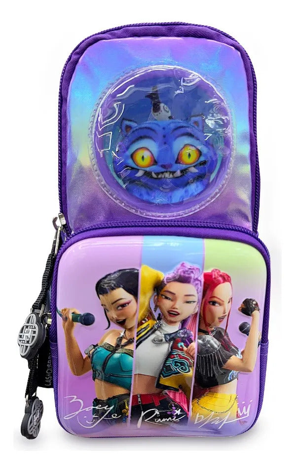 Set Escolar Fotorama Lila KPop Demon Hunters 3D