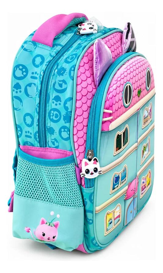 Mochila Escolar Ruz Gabby's Dollhouse Con Puertas Magnéticas