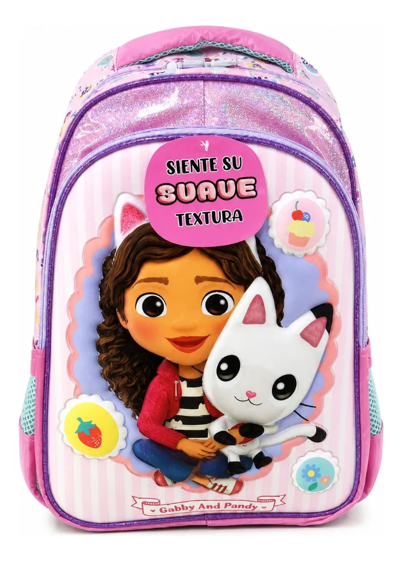 Mochila Escolar Gabby Dollhouse Suave Al Tacto Fotorama