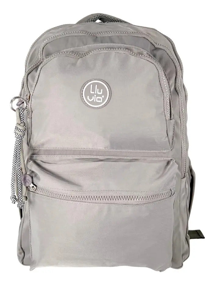 Mochila Marca Lluvia Gris Juvenil