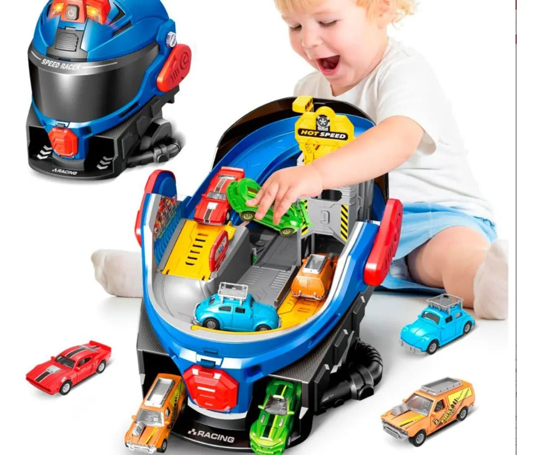Pista Transformable City Action Con Pasaje Secreto Candy