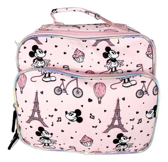Paquete Mochila 3 Piezas Marca Lluvia Mickey Paris Primaria