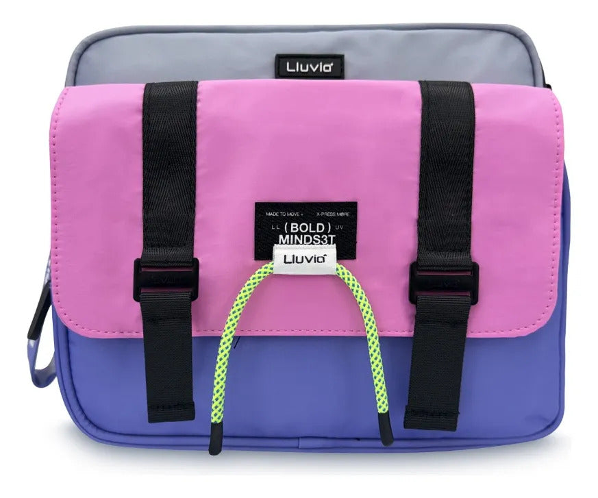 Set Escolar Lluvia Rosa con Diseño Urbano Block Premium