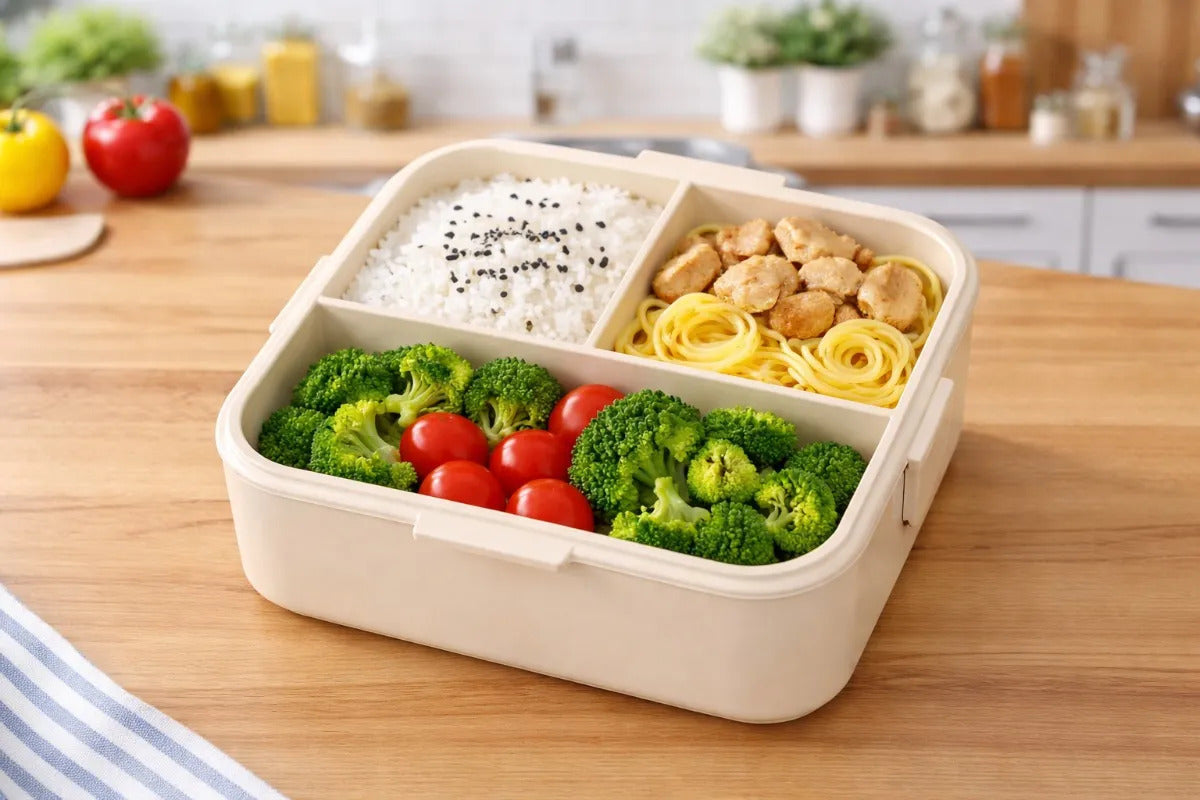 Tupper Lunch Box Infantil Buho Con 3 Secciones 850 Ml
