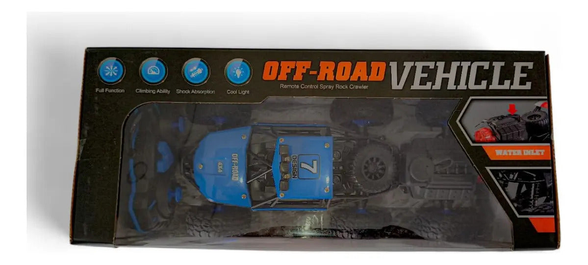 Vehículo Rc 6 Ruedas Candy Toys Con Efecto Humo 1.18