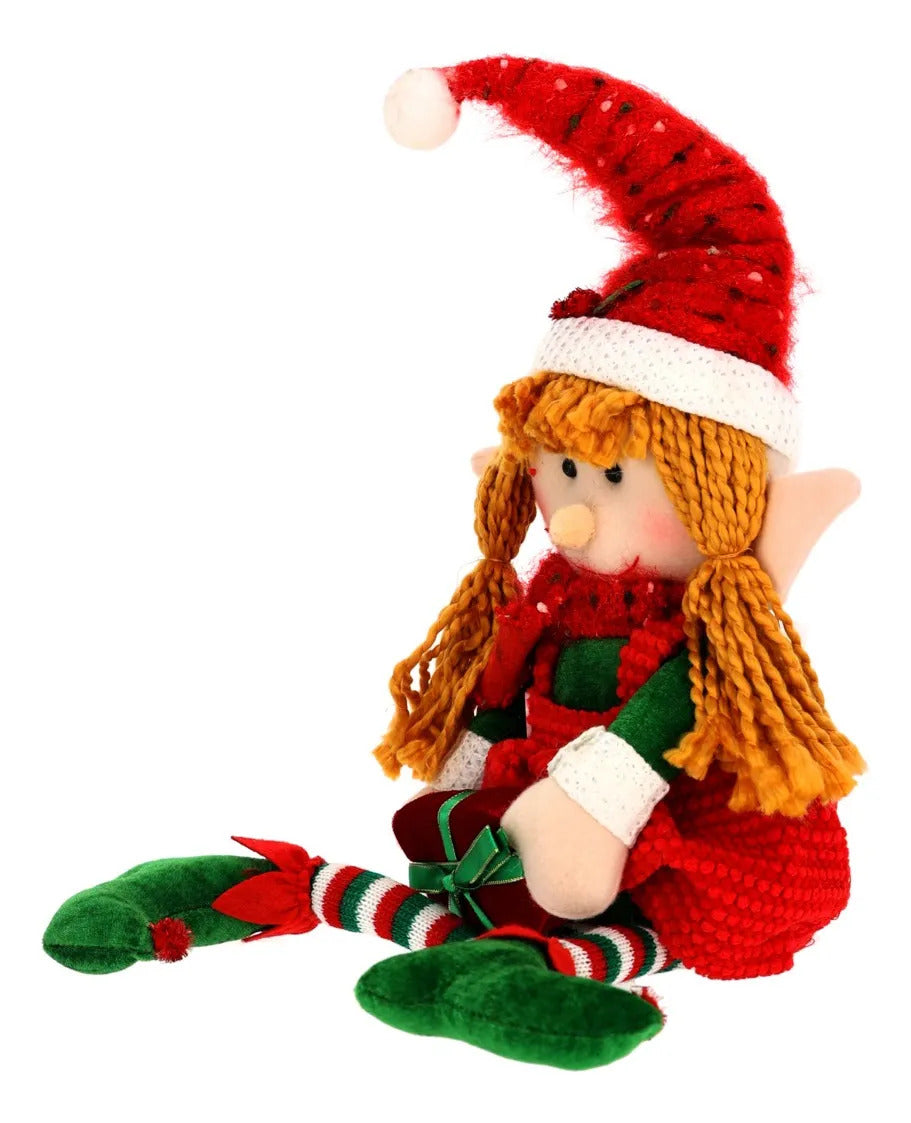 Muñeca Duendecilla Lluvia Felpa con Trenzas 70 cm