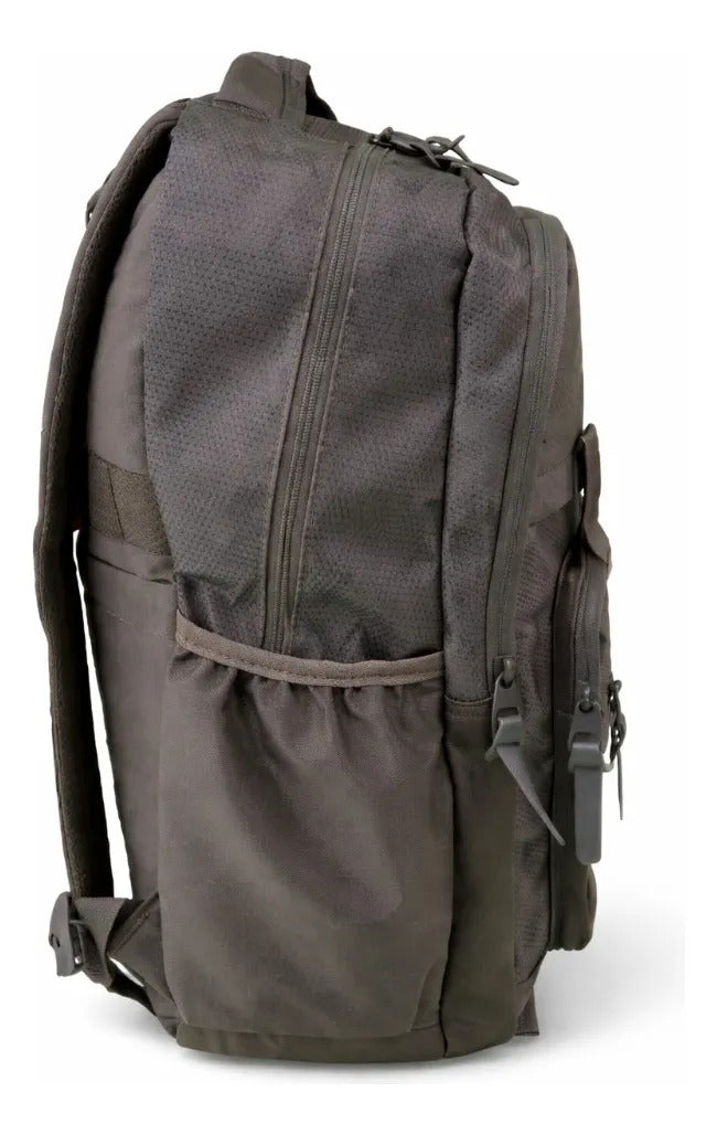 Mochila Juvenil Lluvia Gris Camuflaje Amplia Y Cómoda