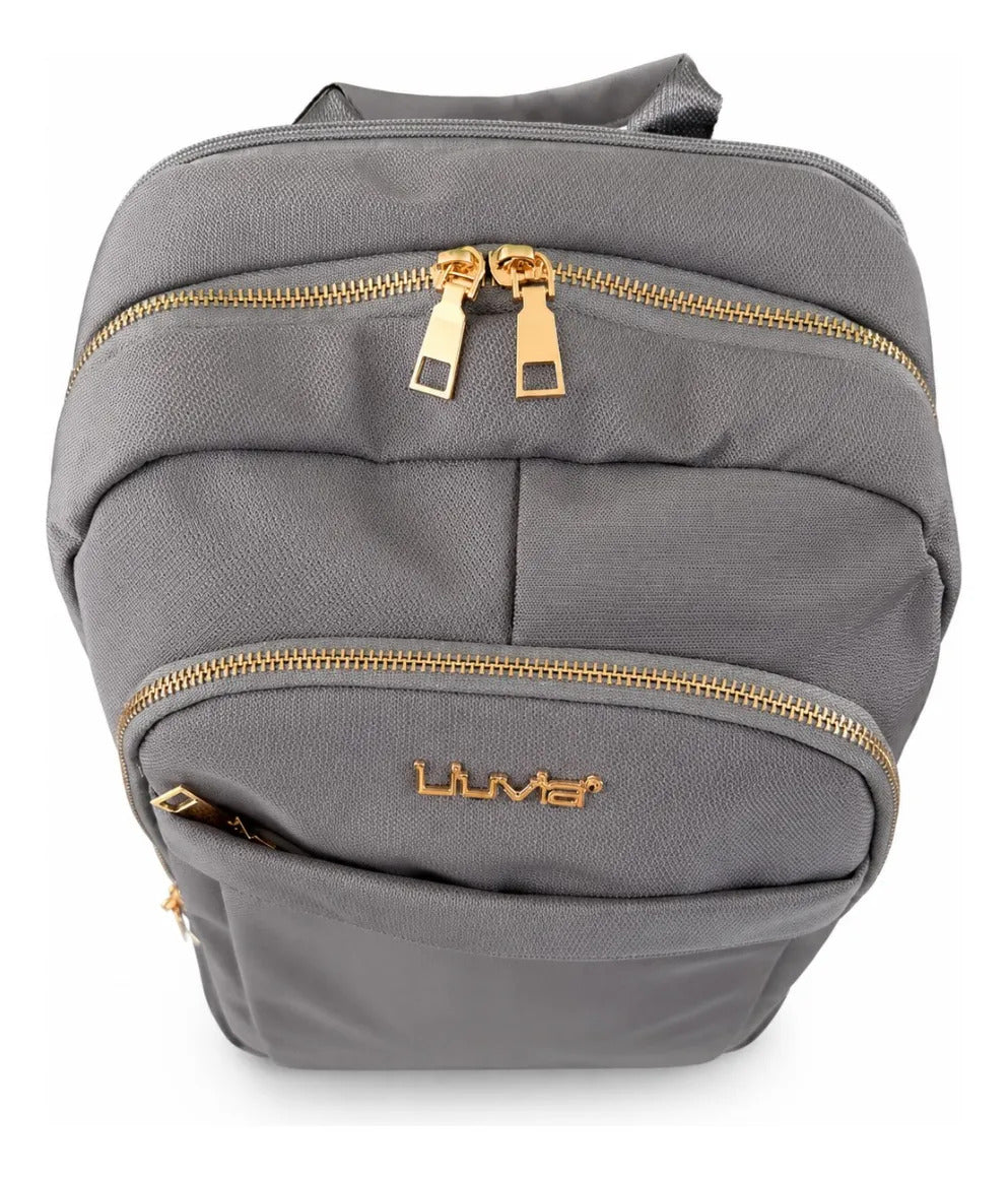 Mochila Juvenilejecutiva Lluvia Negra Satinada Elegante