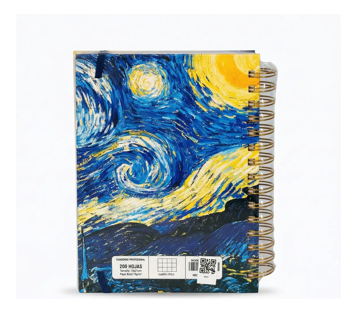 Cuaderno Titiko Van Gogh 200 Hojas Cuadro Chico Francés