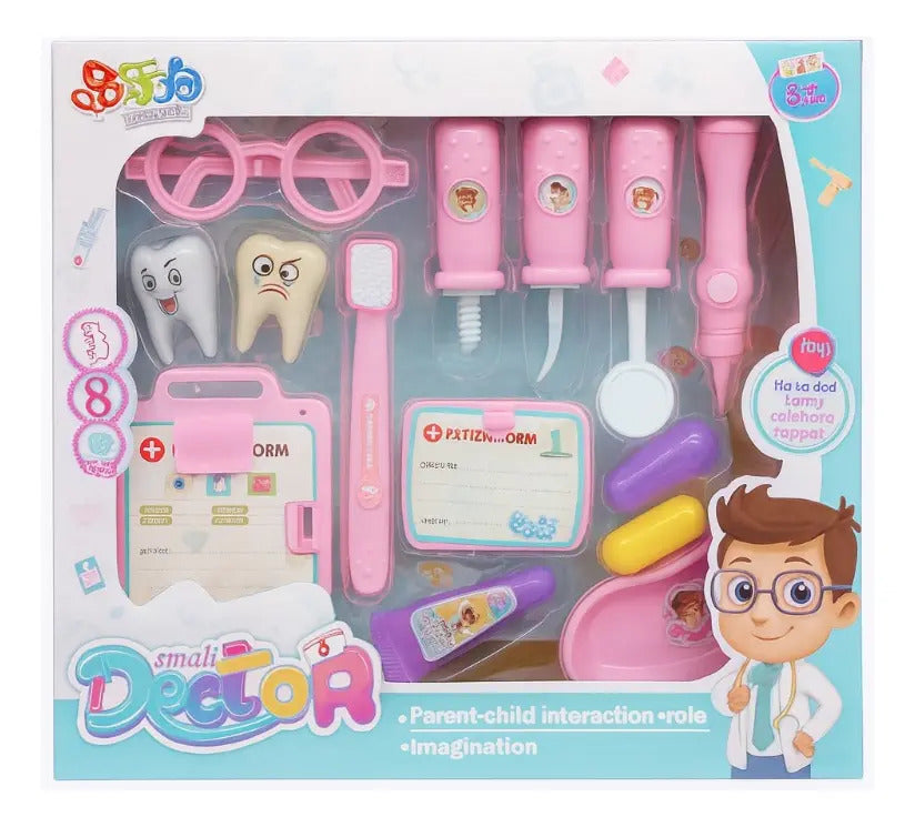 Juego De Dentista Para Niños Candy Toys 14 Piezas